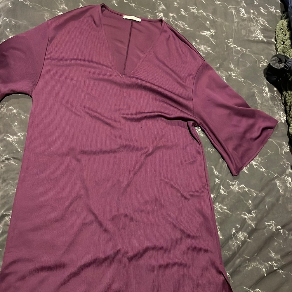 Zara oversized shirt dress